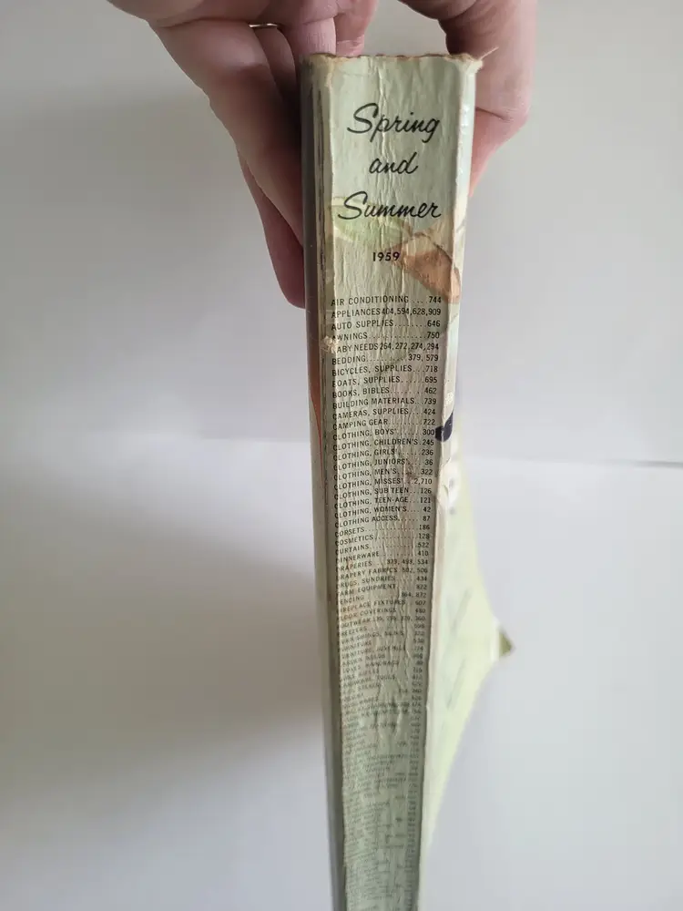 Vintage 1959 Montgomery Wards Spring Summer Catalog