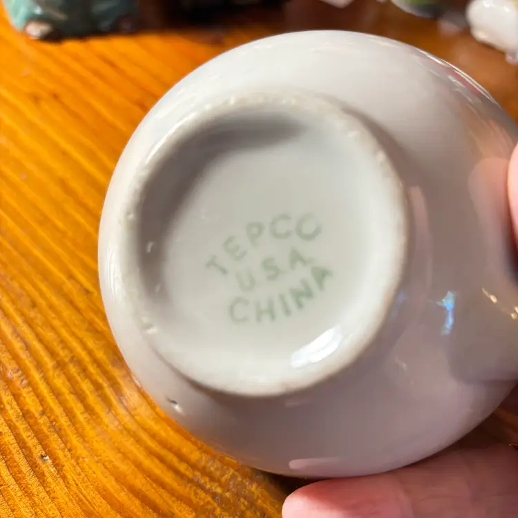 1950s US Navy Mess Hall Cup Tepco China (Texas Pottery) Vintage