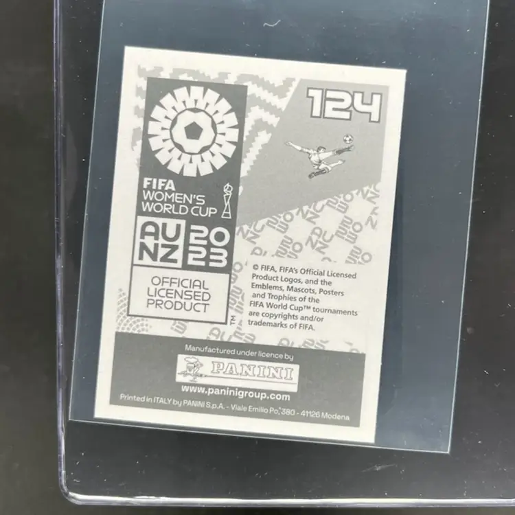 Canada Crest 2023 Panini Women’s World Cup Sticker Canada Soccer Card