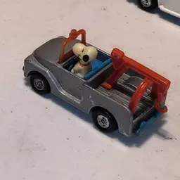 Vintage 1958 Snoopy Peanuts Grey Tow truck