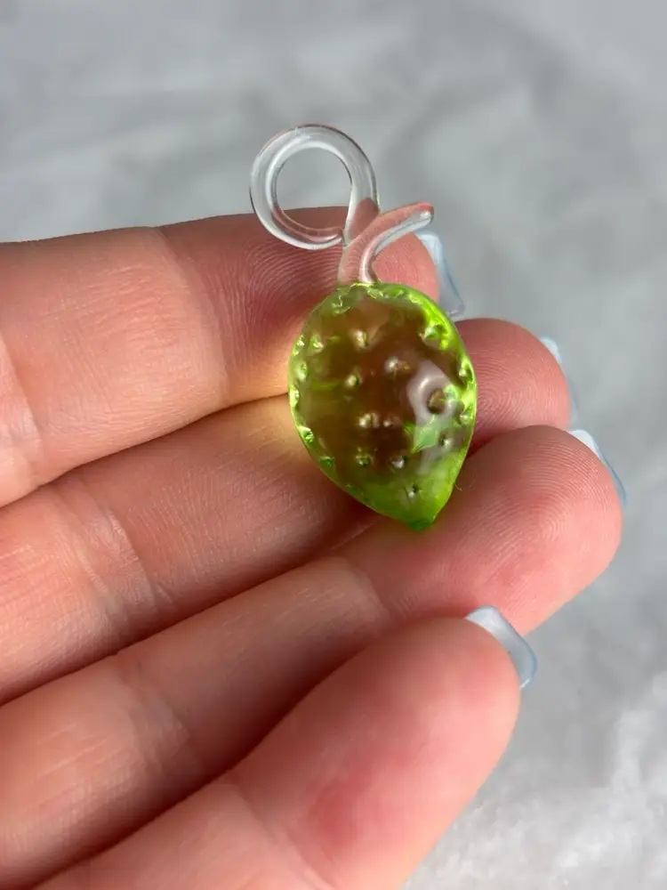 Glass Fruit Pendant 1”