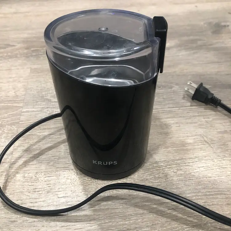 Krups Fast Touch Electric Coffee & Spice Grinder W/ Stainless Steel Blades F203