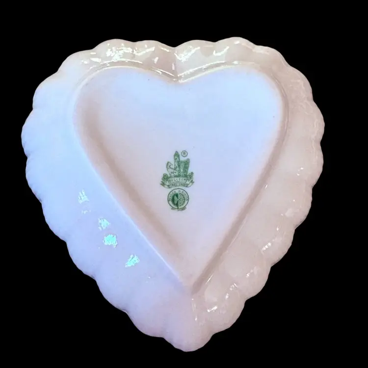 Belleek Heart Shaped Dish