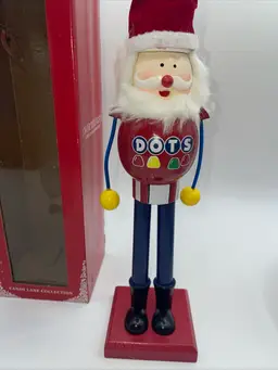 Christmas Santa Figurine 16”RED AND BLUE DOTS By Northlight Read