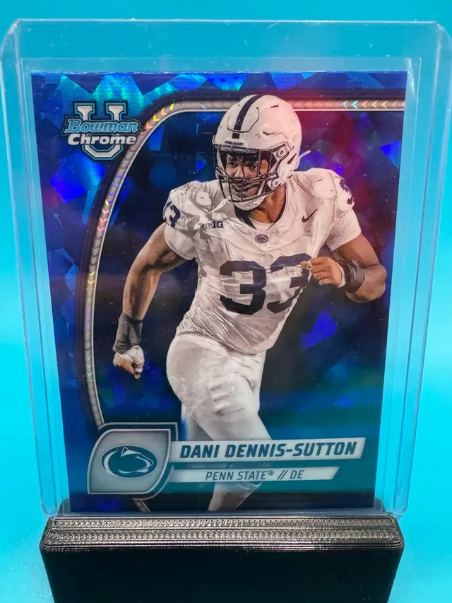 Dani Dennis-Sutton Bowman Chrome U Sapphire Penn State Nittany Lions
