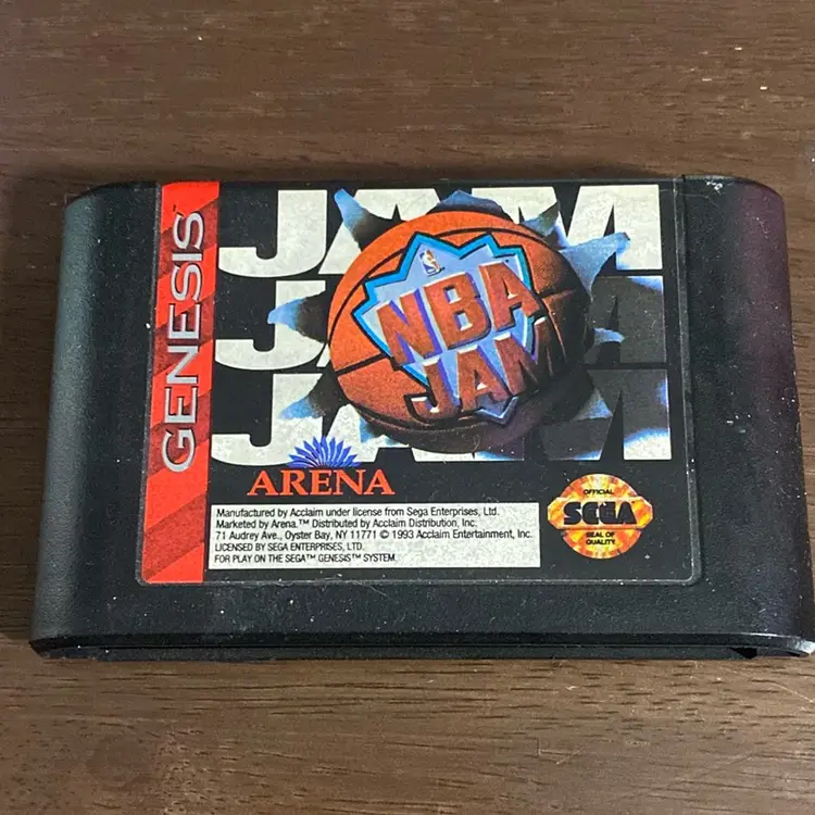Vtg Sega Genesis NBA Jam ARENA