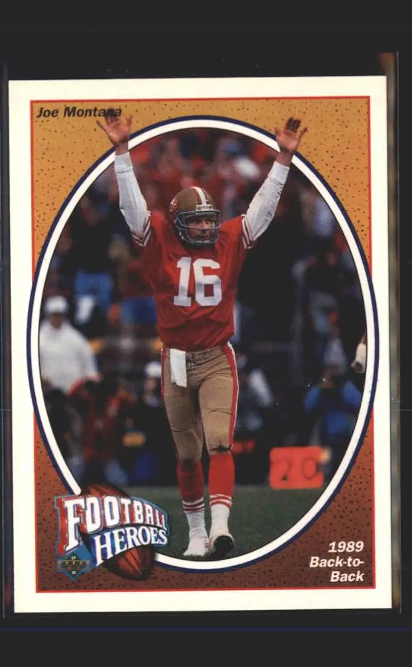1991 Upper Deck #7 Joe Montana Football Heroes: Joe Montana - (137) - San Francisco 49ers