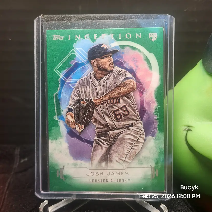 2019 Topps Inception Green - Josh James Houston Astros
