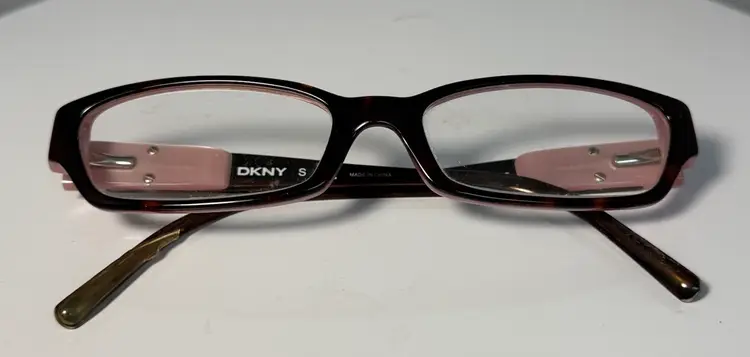 DKNY DY 4589 3412 Brown Full Rim Eyeglasses Frame 51-16-135 Frames ONLY (I5)