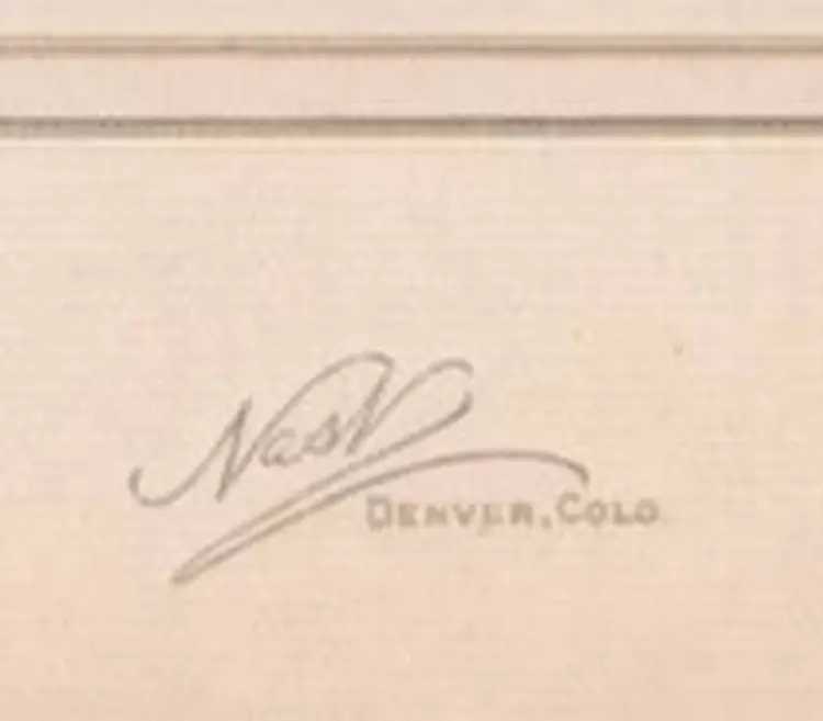 Antique Photo Portrait Brother And Sister Circa 1895 To 1910 Studio Done