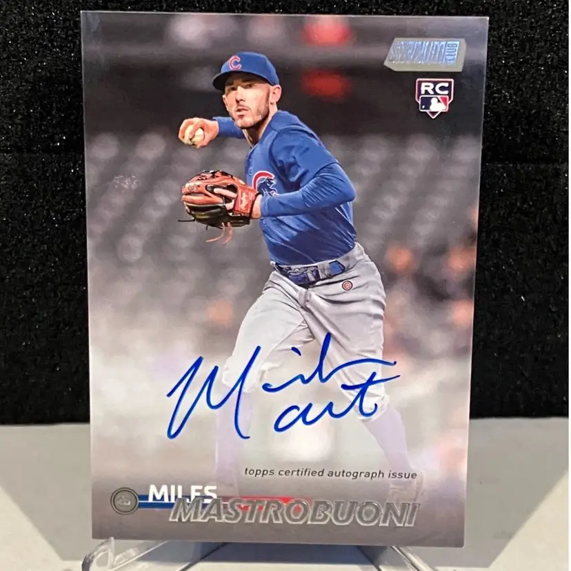 2023 Topps Stadium Club Miles Mastrobuoni RC Auto Chicago Cubs