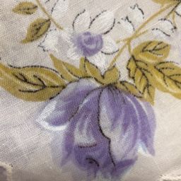 Linen Purple Flower