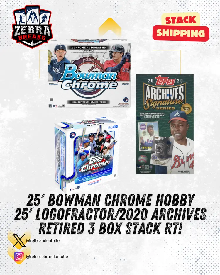 ZB 25598: 25' BC Hobby/25' Logofractor/2020 Archives Retired 3 Box Stack Mixer