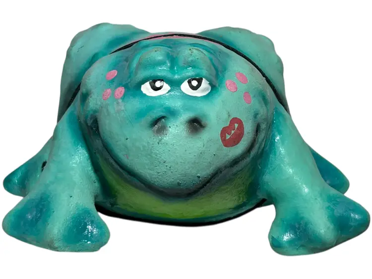 ENESCO T. Oliver Kopian Creatures of Delight Suave Kiss Rubber Frog 1999 VTG NWT