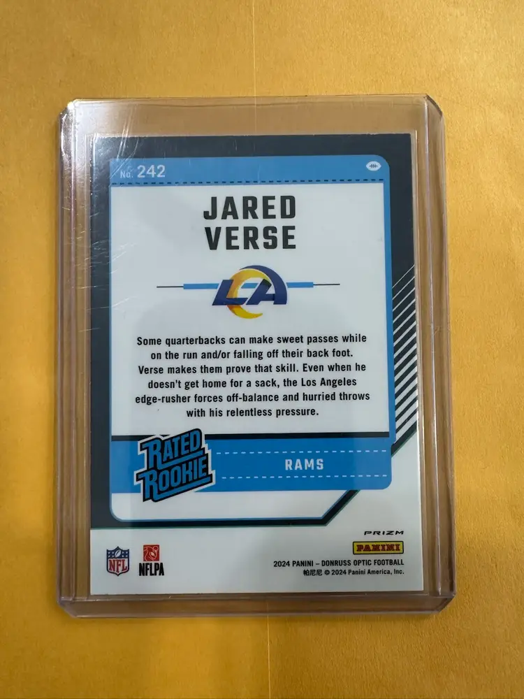 2024 Donruss Optic Green Prizm Jared Verse (RC)