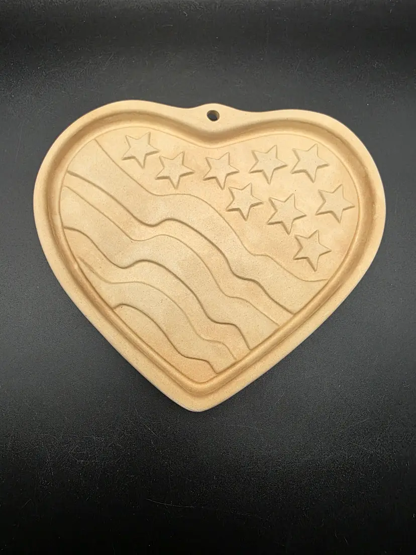 Pampered Chef Heart Flag Cookie Mold