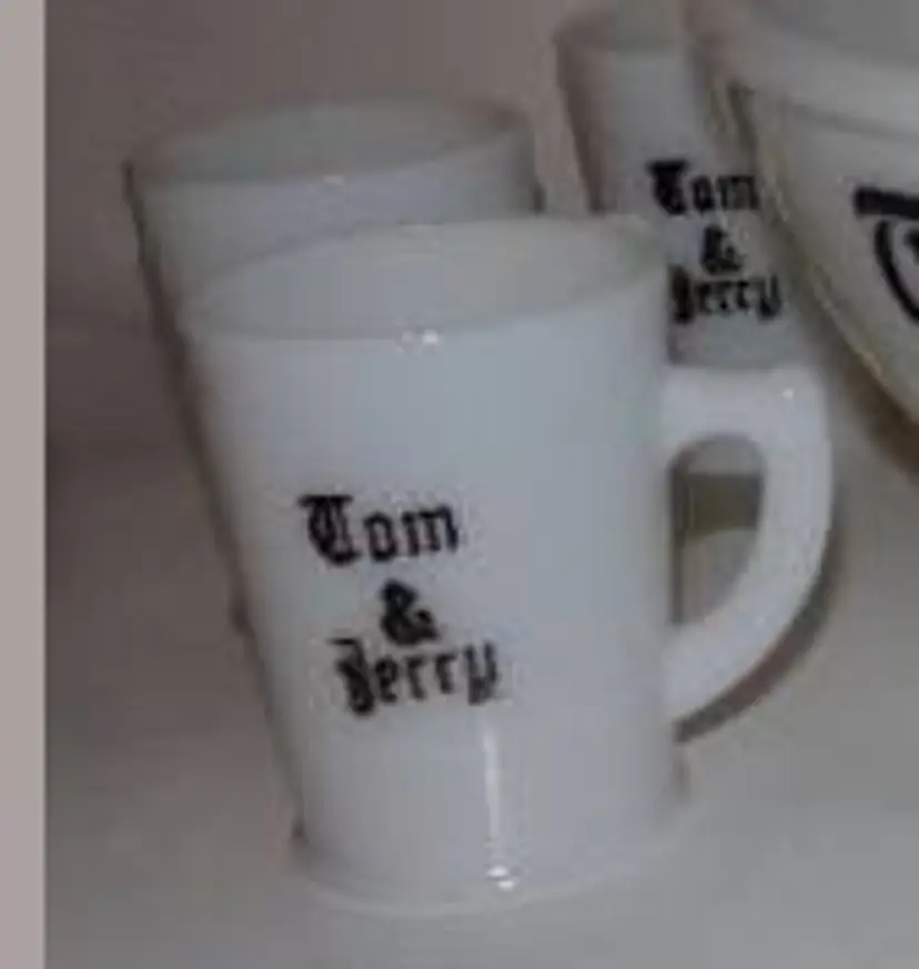 Vintage McKee Glass 'TOM & JERRY PUNCH MUG Multiples Available