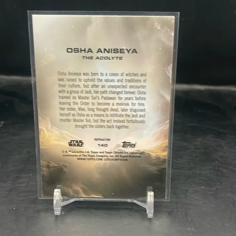 2025 Topps Chrome Star Wars Osha Aniseya Refractor