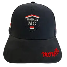 Monaco Grand Prix VIP Guest Embroidered Navy Blue Monte-Carlo Adjustable Hat