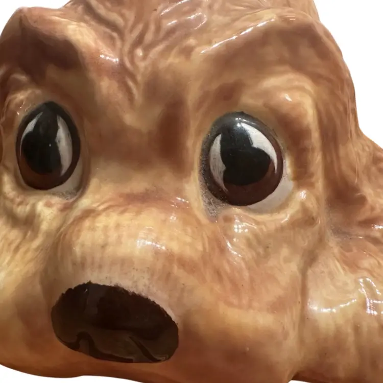 Handmade Ceramic Cocker Spaniel Playful Pup Statue/Figurine