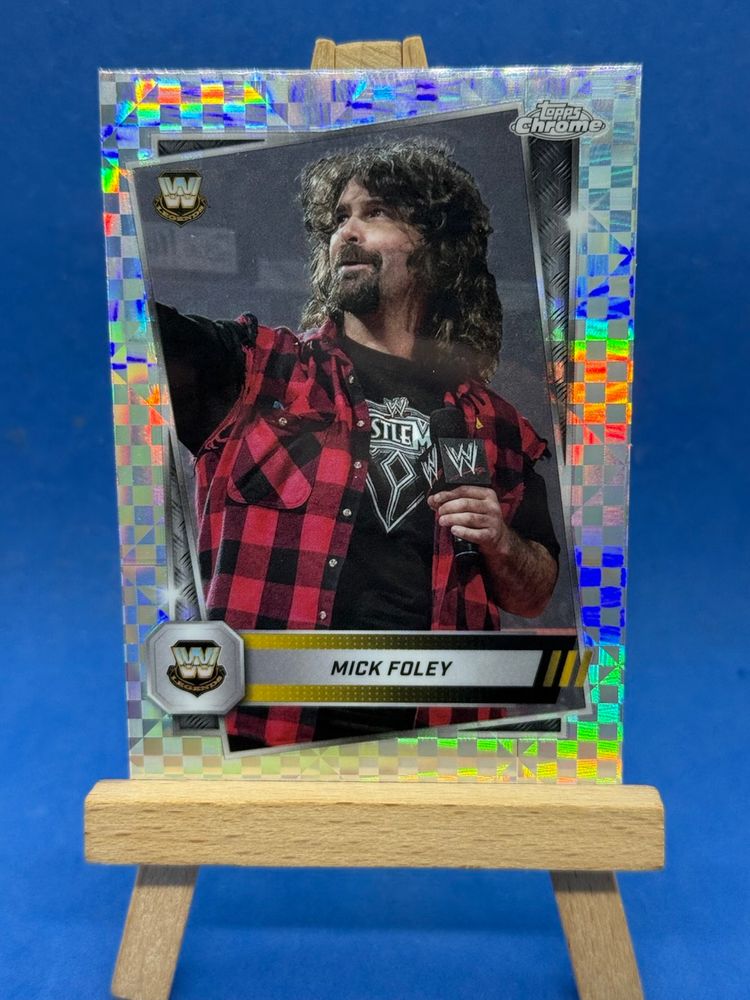 2025 WWE Topps Chrome Mick Foley #119 X-Fractor A25