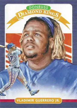 2020 Donruss Vladimir Guerrero Jr. (Diamond Kings) #14 Toronto Blue Jays