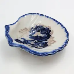 Scallop Shell English Ironstone Trinket Dish