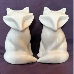Arctic Fox Salt & Pepper Shakers
