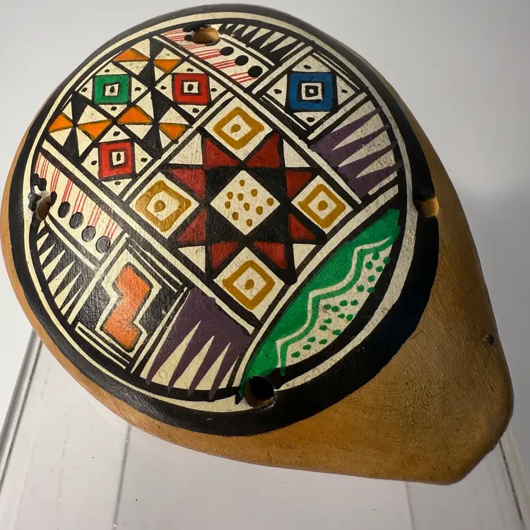 Handcrafted Peruvian Clay Ocarina Flute