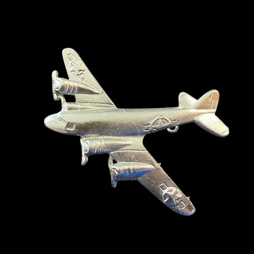 Airplane Brooch 2 1/2” X 2 1/3”