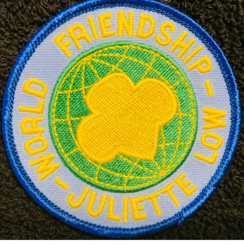 Vintage Scouting Fun Patch: World Friendship Juliette Low