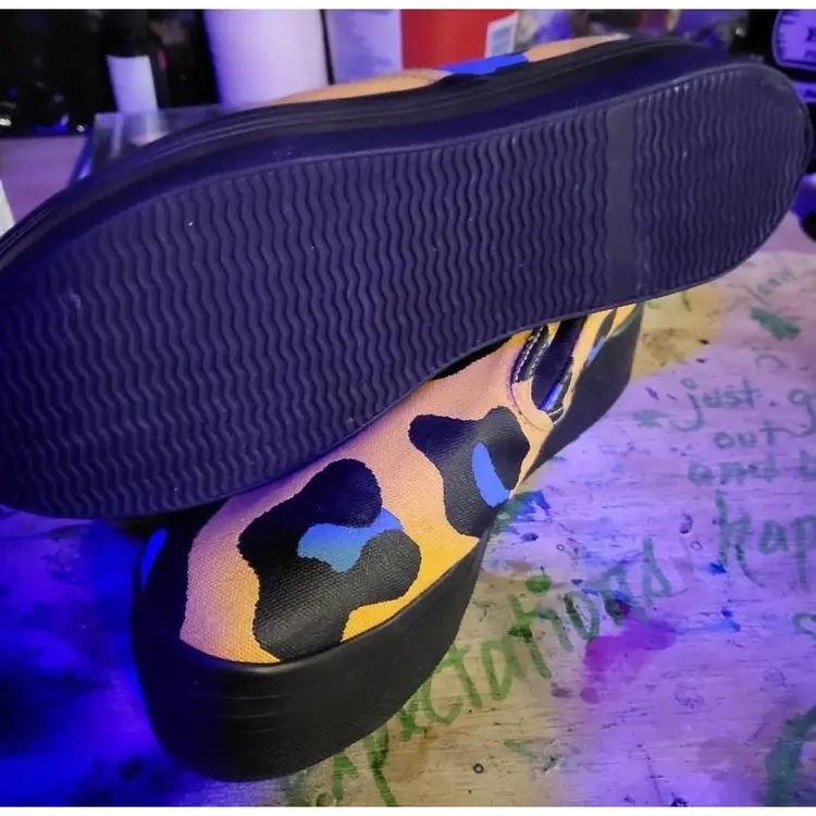 Platform Leopard Sneakers