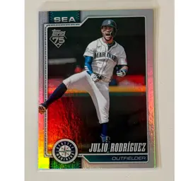 Julio Rodriguez Rainbow Foil Seattle Mariners