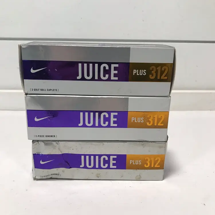 Nike Juice Plus 312 Golf Balls 3 Packs