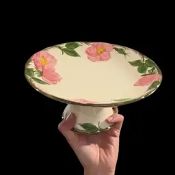 Franciscan Desert Rose Cake Plate 8