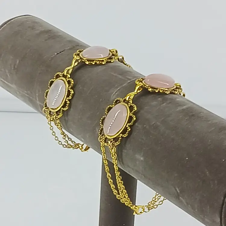 Four Rose Quartz Bracelets