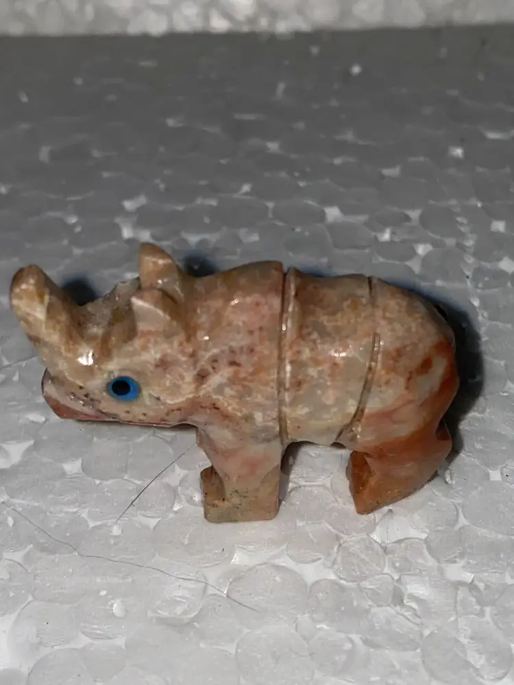 #01 Hand Carved Stone Animal Figurine made in Peru, as pictured Miniature