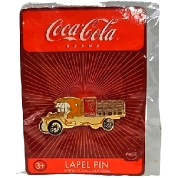 Pin Coca-Cola 1920's delivery truck with sign NWT