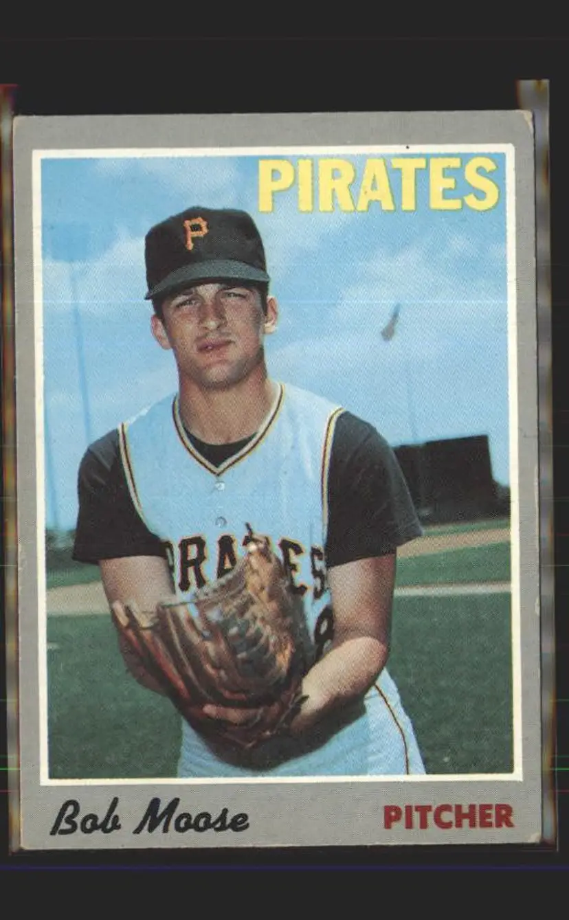 Bob Moose 1970 Topps #110 - () - Pittsburgh Pirates