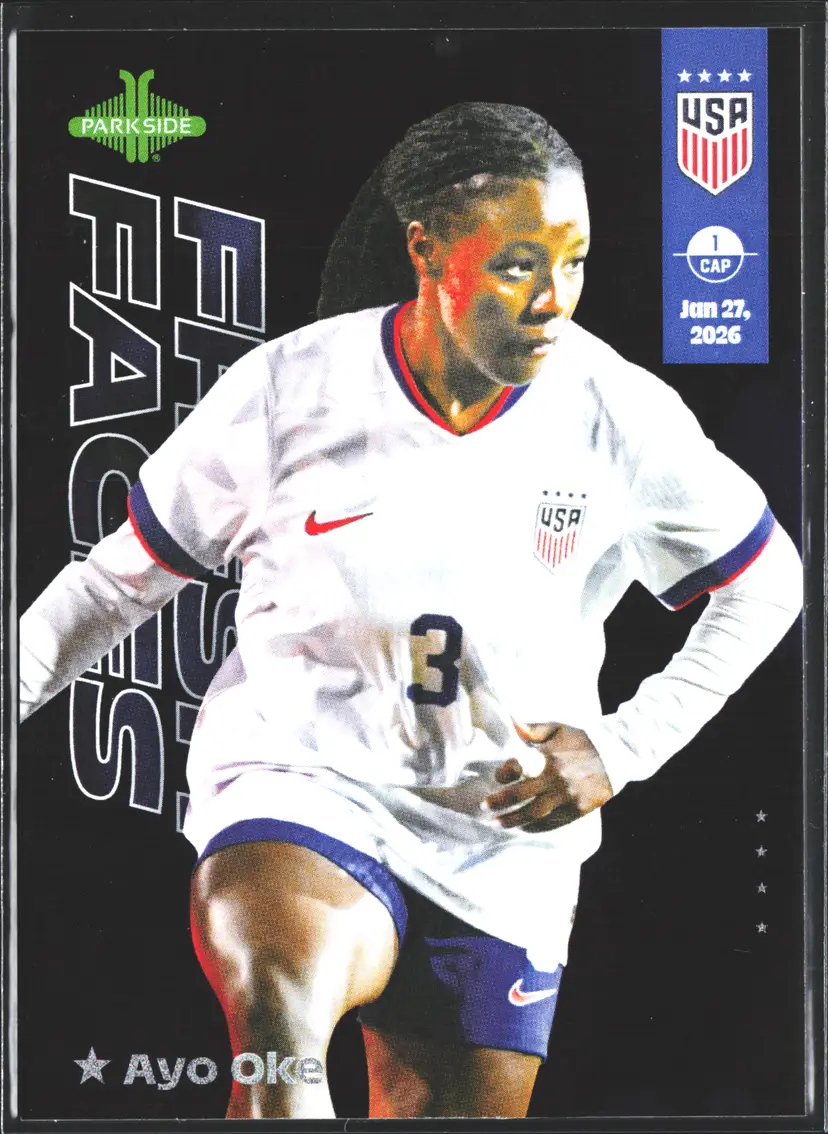 Ayo Oke Rookie Card FOIL Parallel USWNT ~125 Made 2026 Parkside Fresh Faces