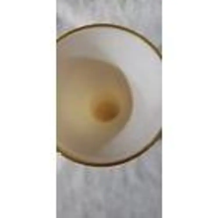 Vintage Art Glass Vase In "Butterscotch Yellow & Amber Brown"