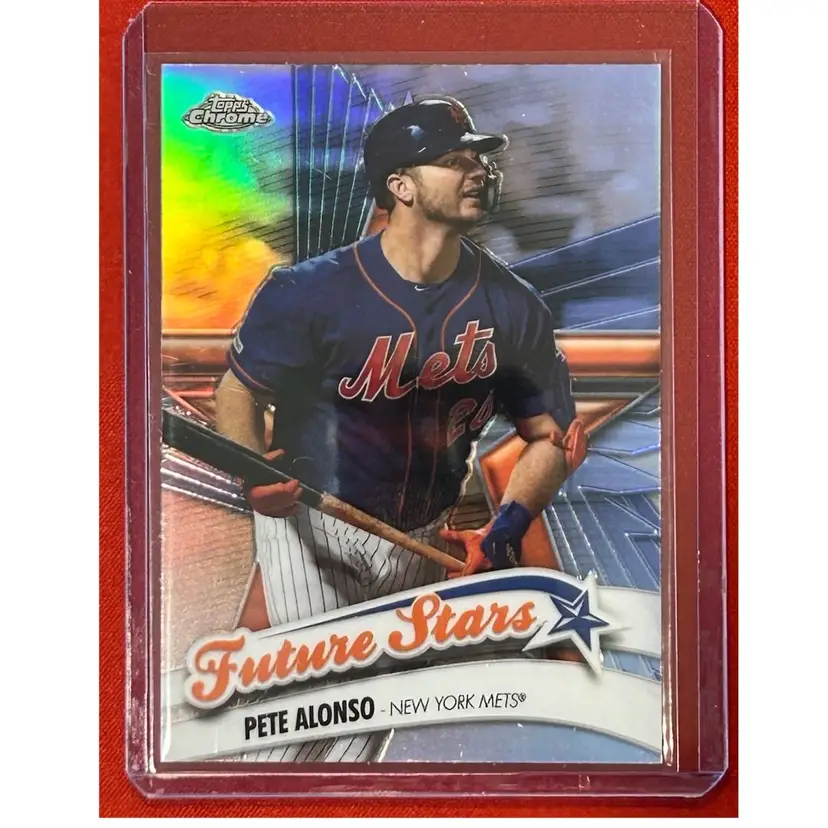 Pete Alonzo 2020 Topps Chrome Future Stars New York Mets