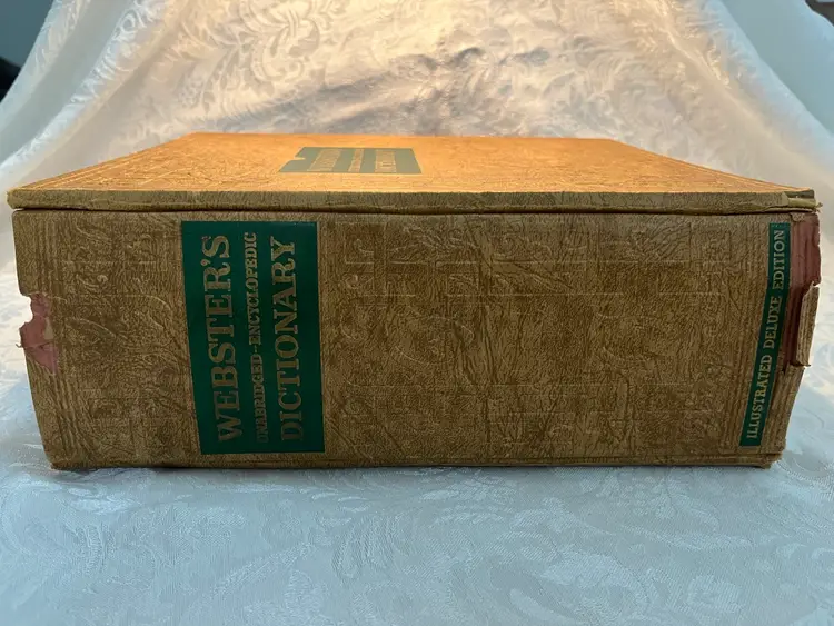 Vintage Webster's Unabridged Encyclopedic Dictionary 1957
