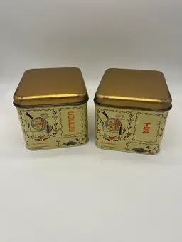 Cheinco Coffe And Tea Tin Set