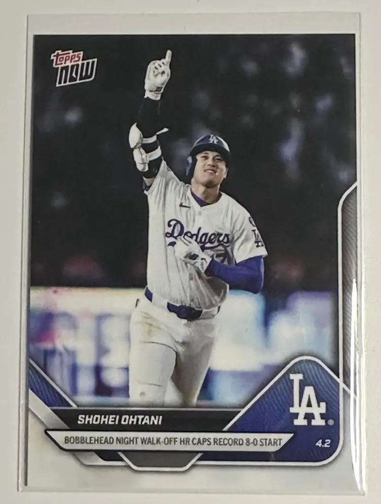 Shohei Ohtani 2025 Topps Now #35 Los Angeles Dodgers