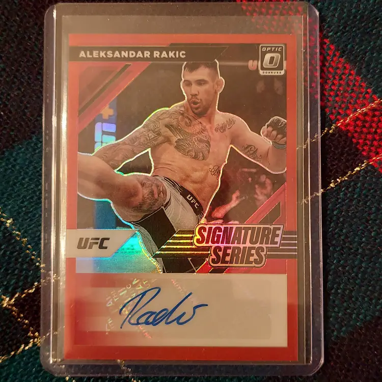 Lot of 5 MMA Cards. Includes Aleksandar Rakic auto #41/49.