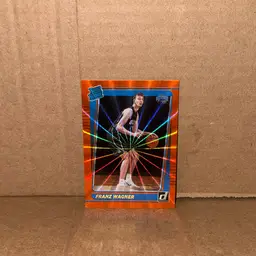 2021-22 Panini Donruss Basketball Franz Wagner Orange Lazer RC
