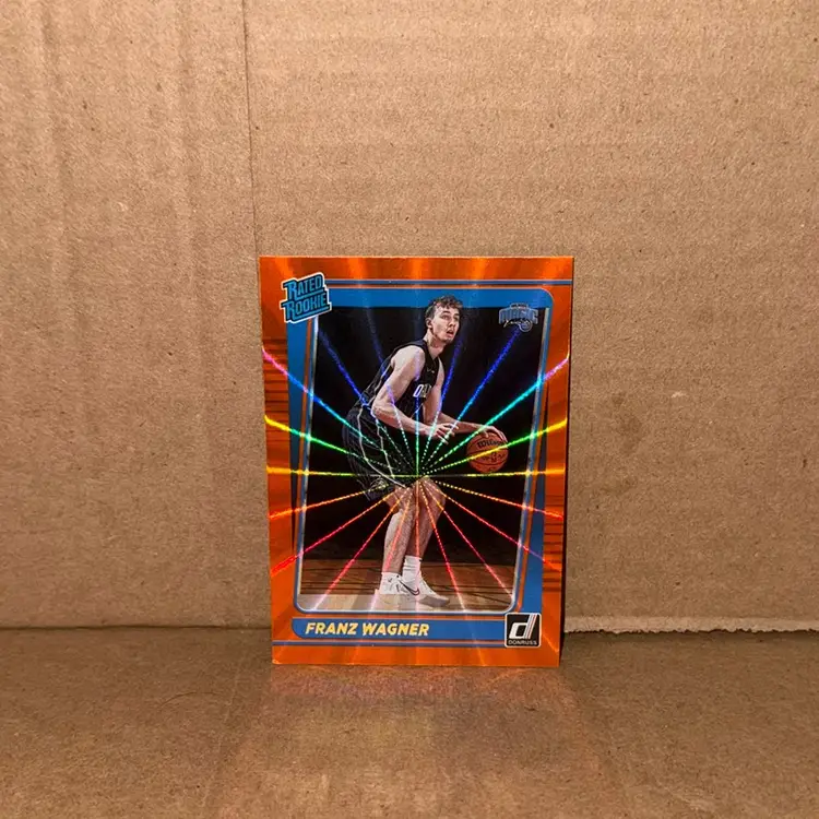 2021-22 Panini Donruss Basketball Franz Wagner Orange Lazer RC