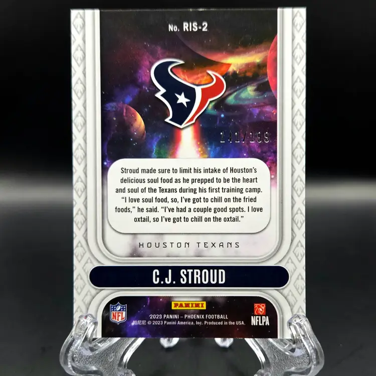 CJ Stroud 2023 Phoenix Rookie Rising Red /199 RC Houston Texans