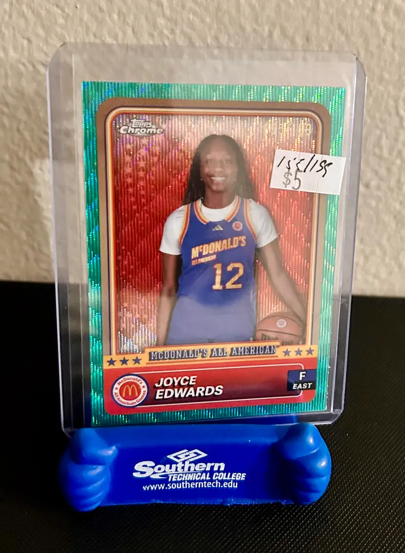 Joyce Edwards McDonald's All American Chrome Card